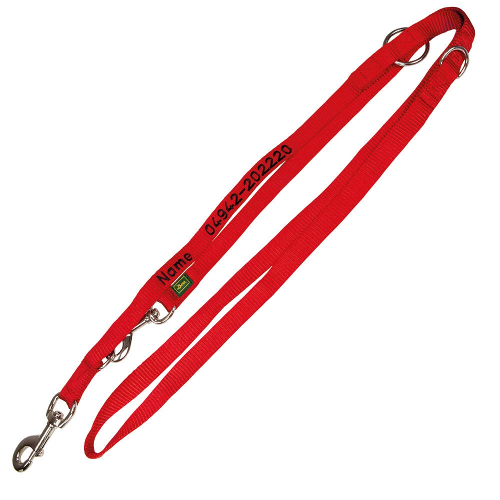 Hunter Verstelbare Riem In Rood Met Naam - Image 2