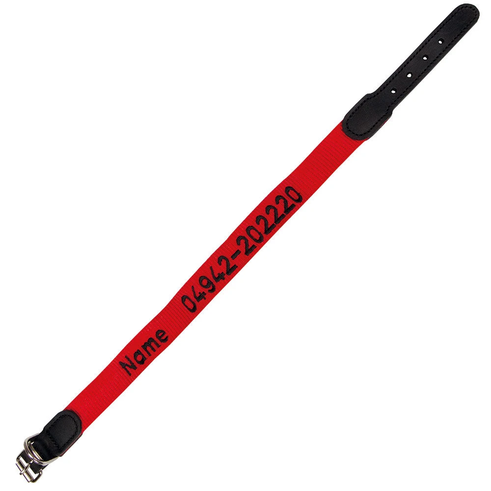 Hunter Halsband In Rood Met Naam - Image 2