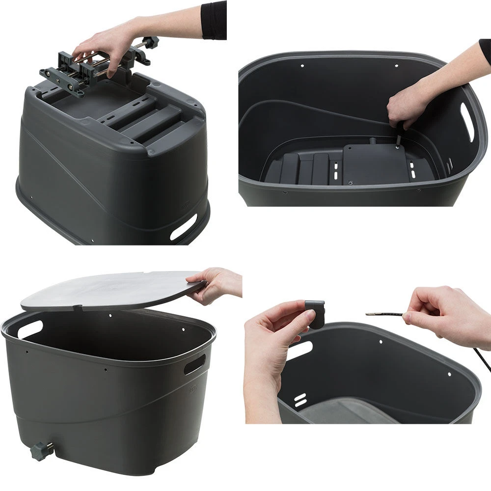 Kunststof Fietsmand Voor Op De Bagagedrager - Image 3