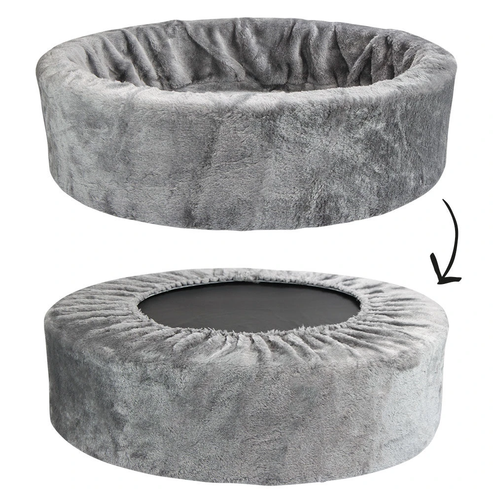 Teddy-schuimstofbed, Edelstaal-grijs - Image 2