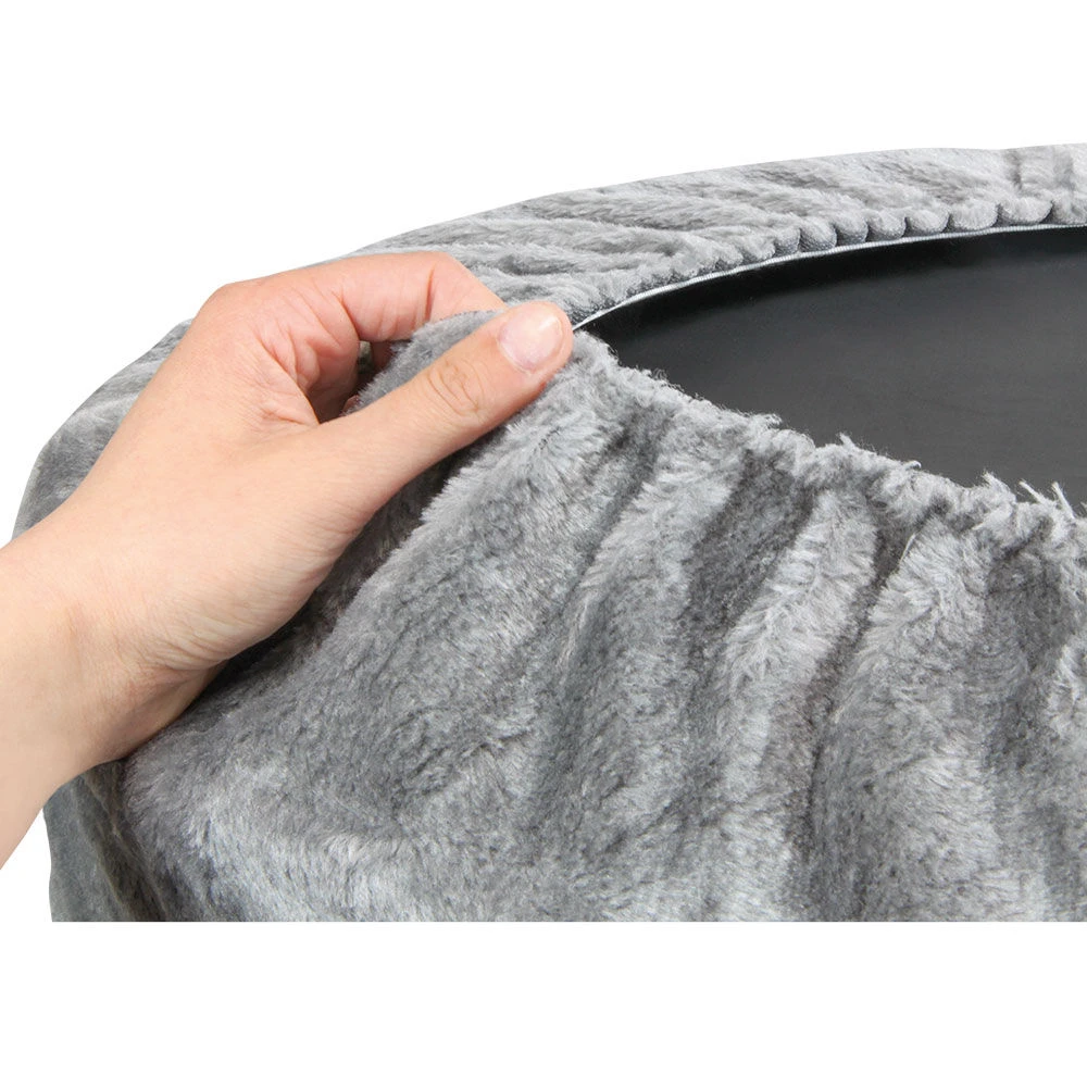 Teddy-schuimstofbed, Edelstaal-grijs - Image 4