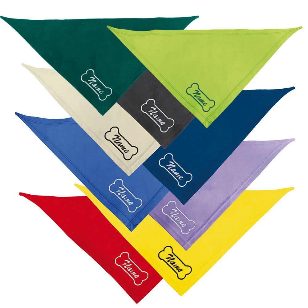 Halsdoekje, Borduursel Botmotief + Naam - Image 2