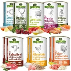 11 X Schecker Hondenmenu Blikken 410g (11-er 410g)