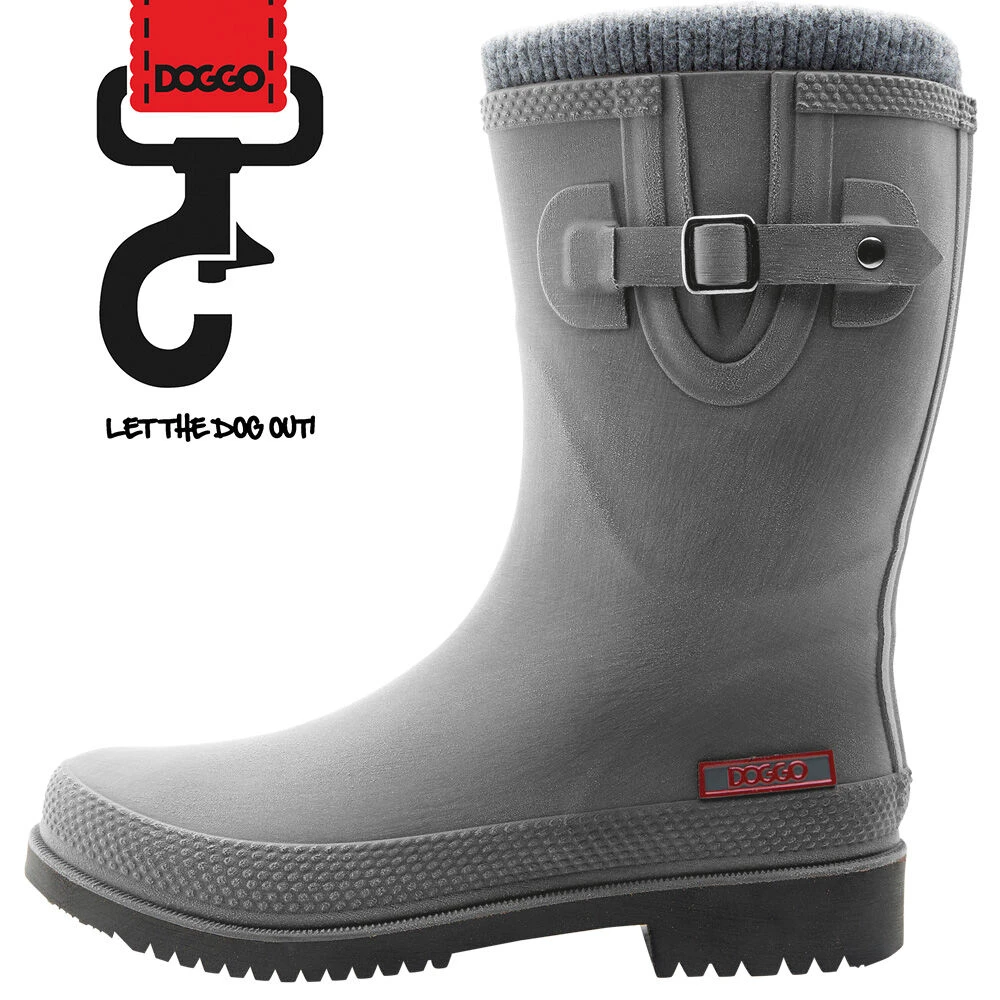 DOGGO® Lotte Brushed Winterlaarzen Voor Dames - Kleur: Grijs - Image 2