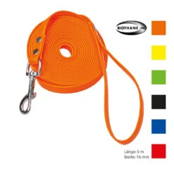 Biothane® Revierlijn Met Handlus, 5 M / 16 Mm