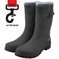 DOGGO Lotte Brushed Winterlaarzen Voor Dames - Kleur: Antraciet