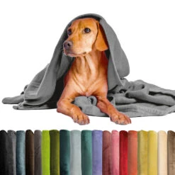 Geborduurde Microvezeldeken Premium