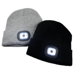 Gebreide Muts Met Ledlampje