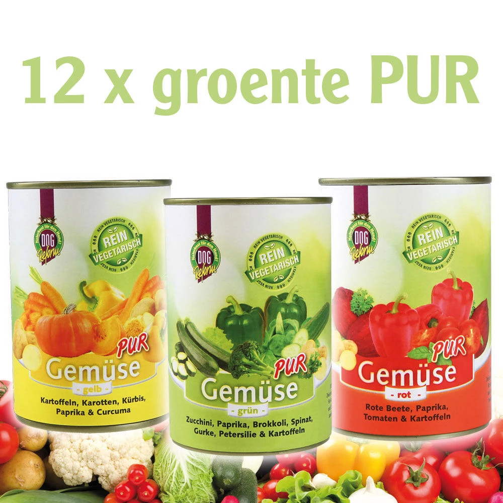 Puur Groente, Groen-rood-geel