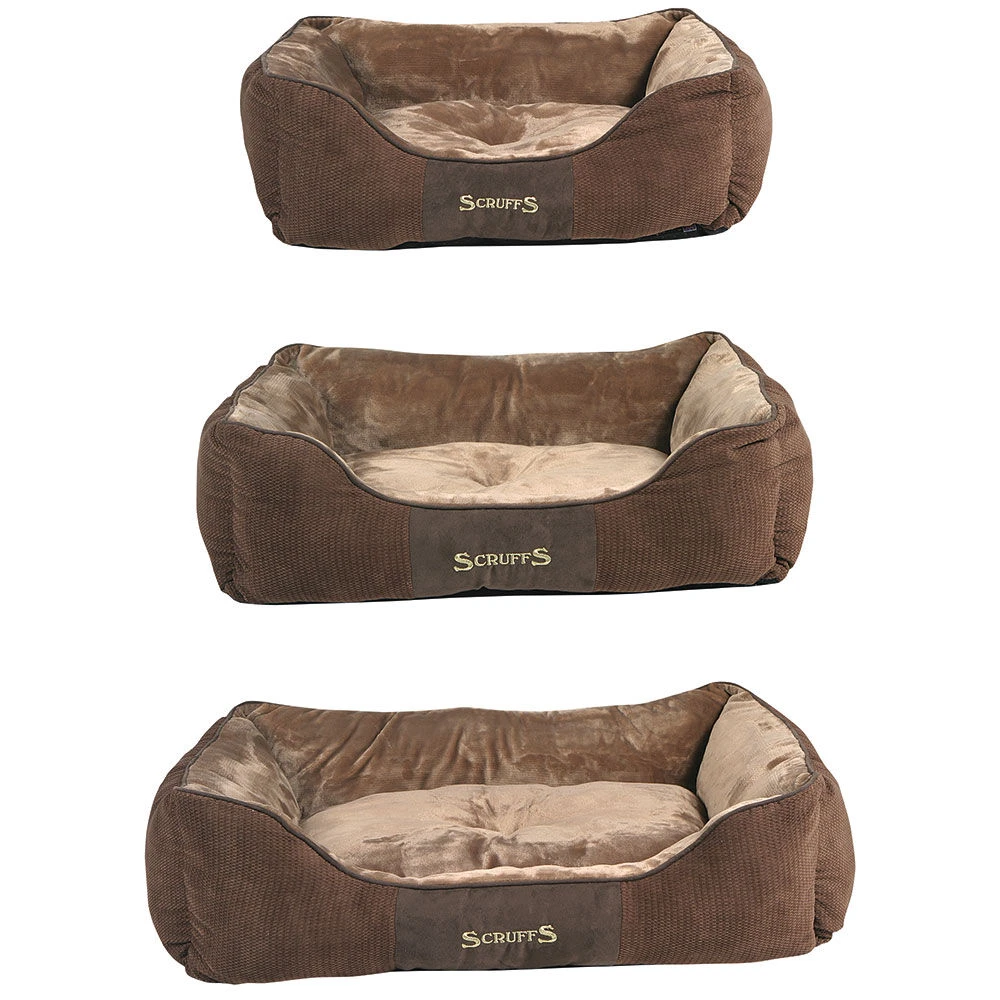Scruffs® Chester Box Bed - Chocolate -