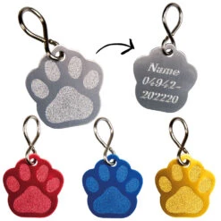 Sieraadhanger Poot, Groot, Incl. Inscriptie 33 X 34 Mm