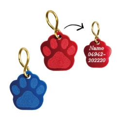 Sieraadhanger Poot, Klein, Incl. Inscriptie 26 X 28 Mm