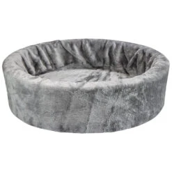 Teddy-schuimstofbed, Edelstaal-grijs