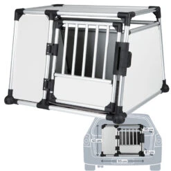 Trixie Transportkooi Van Aluminium Aan Beide Kanten Schuin