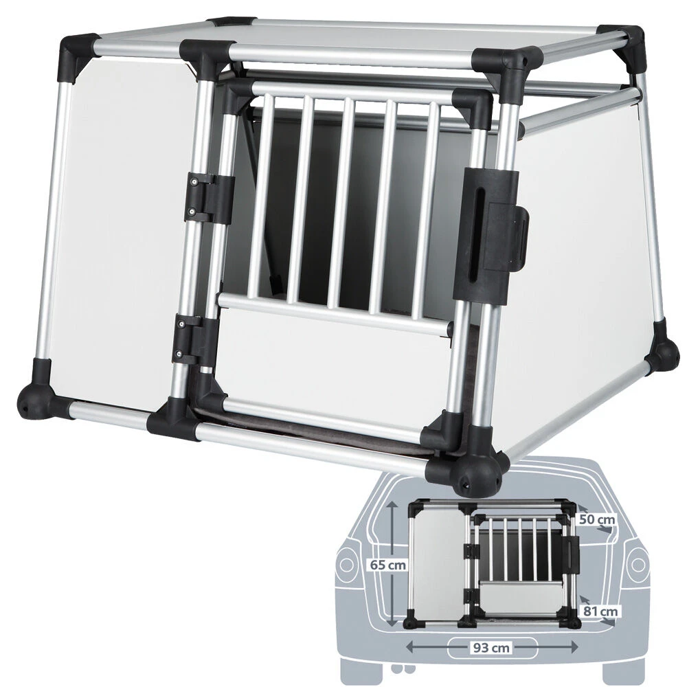 Trixie Transportkooi Van Aluminium Aan Beide Kanten Schuin