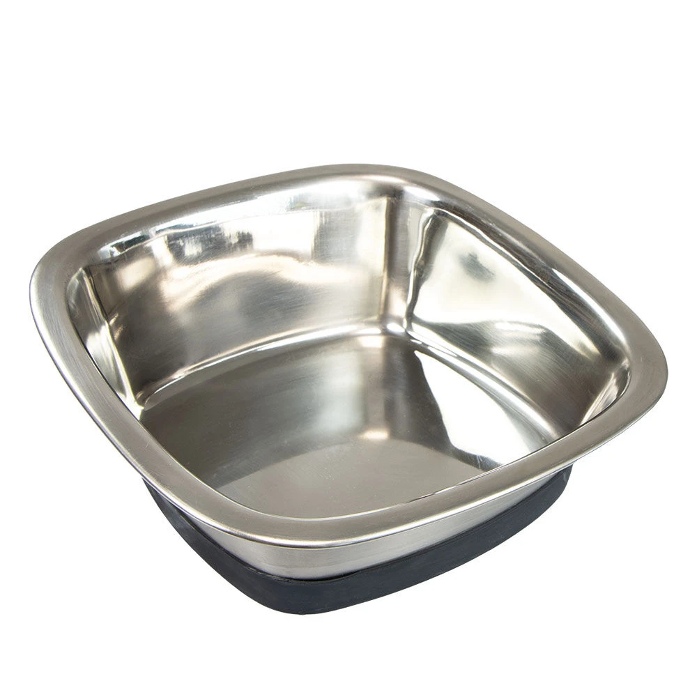 Vierkante Roestvrijstalen Voerbak