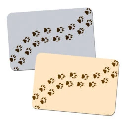 Voerbak-placemat 'Potenspoor'